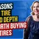 3 Reasons Good Tire Tread Depth is Worth Buying New Tires