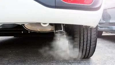 Car exhaust coming out of a customer's car in Mays Landing, NJ