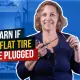 Learn If Your Flat Tire Can Be Plugged